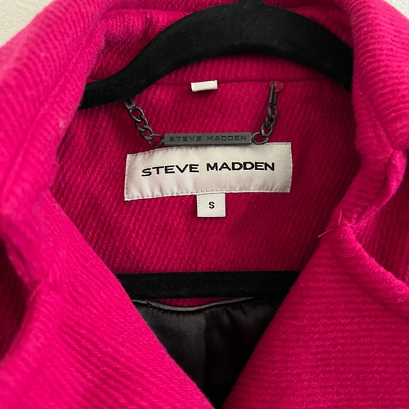 Steve Madden Fuchsia Peacoat - Picture 3 of 5